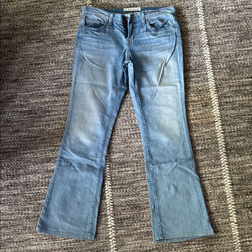 J Brand Santorini Blue Bootcut Jeans